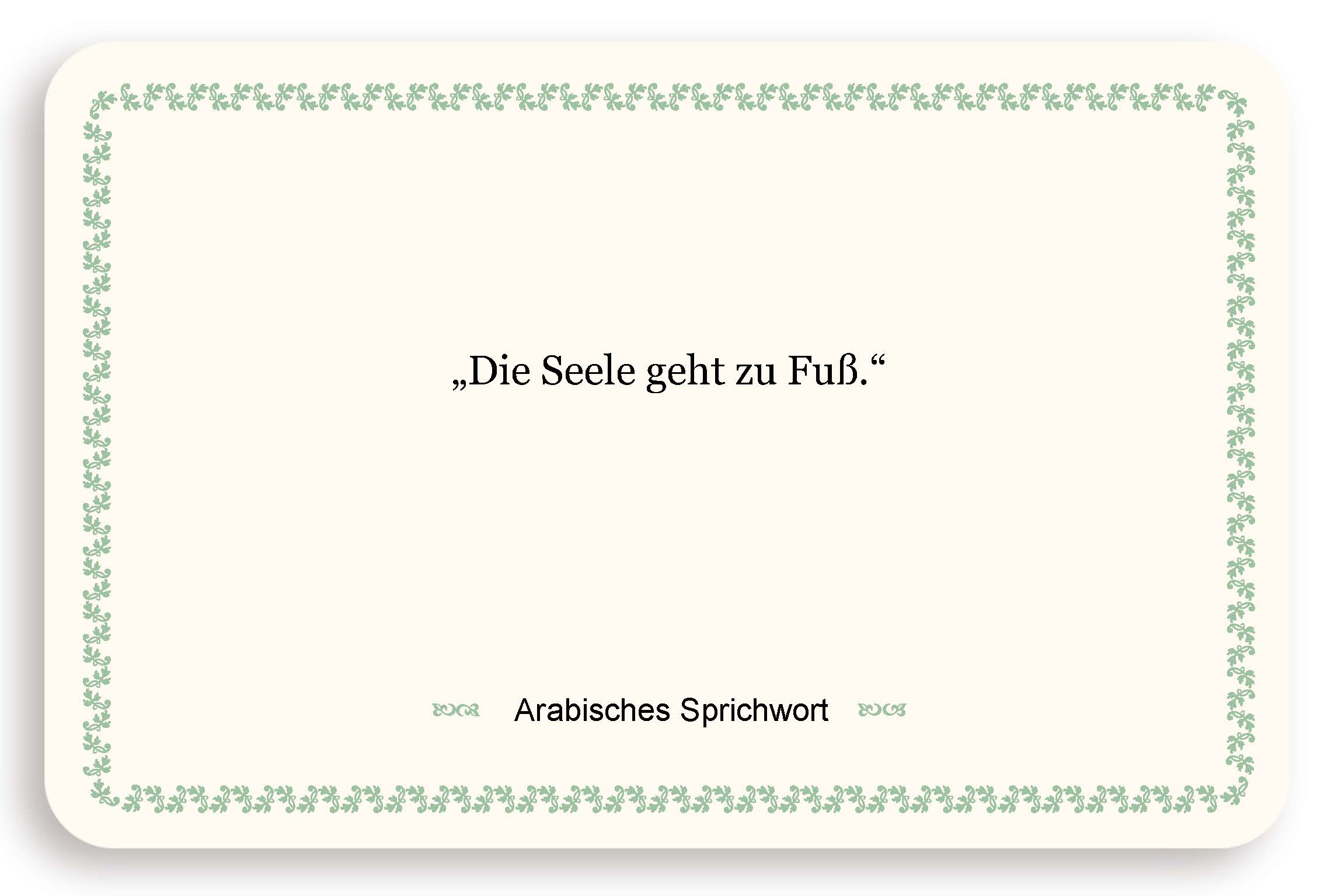 Zitatkarte - Der Weg